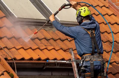 Démoussage et hydrofuge de toiture à Eix